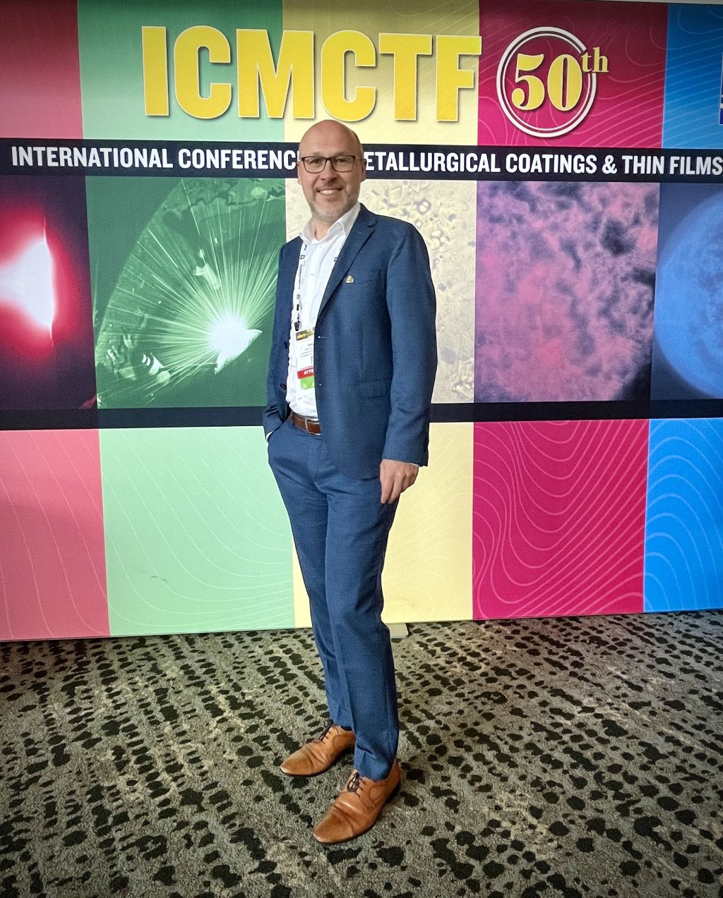 Professor Tremmel auf der 50th ICMCTF in San Diego